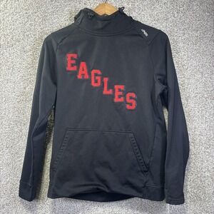 UNRL Hoodie Mens Small Black Eden Prairie MN Eagles Pullover Sweatshirt Hoodie